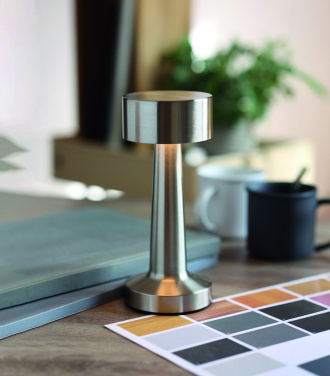 Logo trade promotional merchandise picture of: Rechargeable iron table lamp